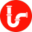 drains and sewers service icon