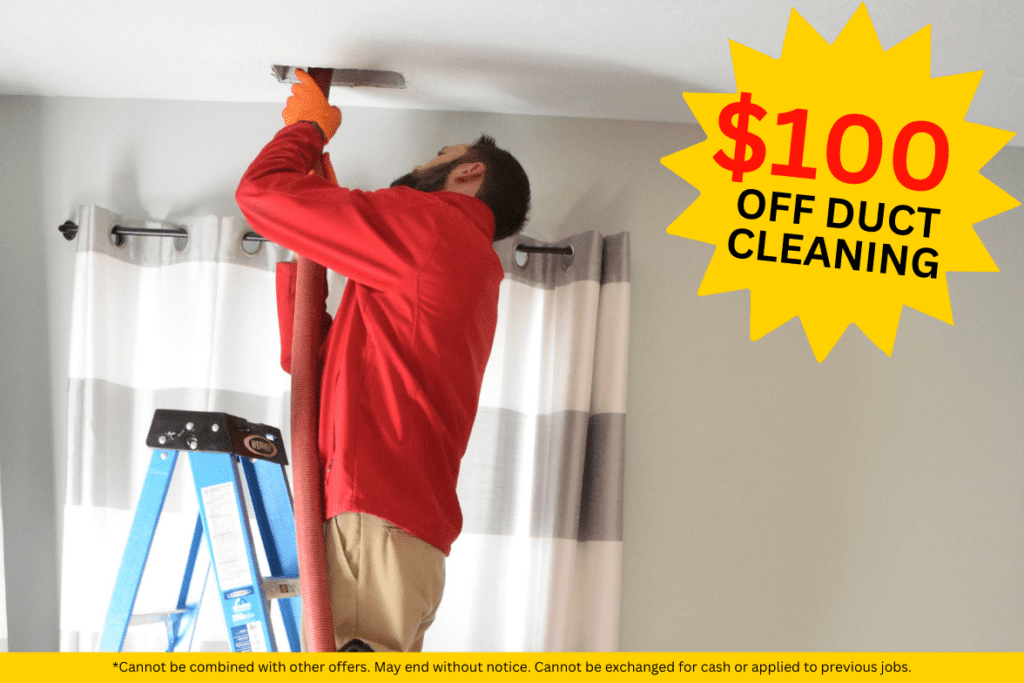 $100 off duct cleaning