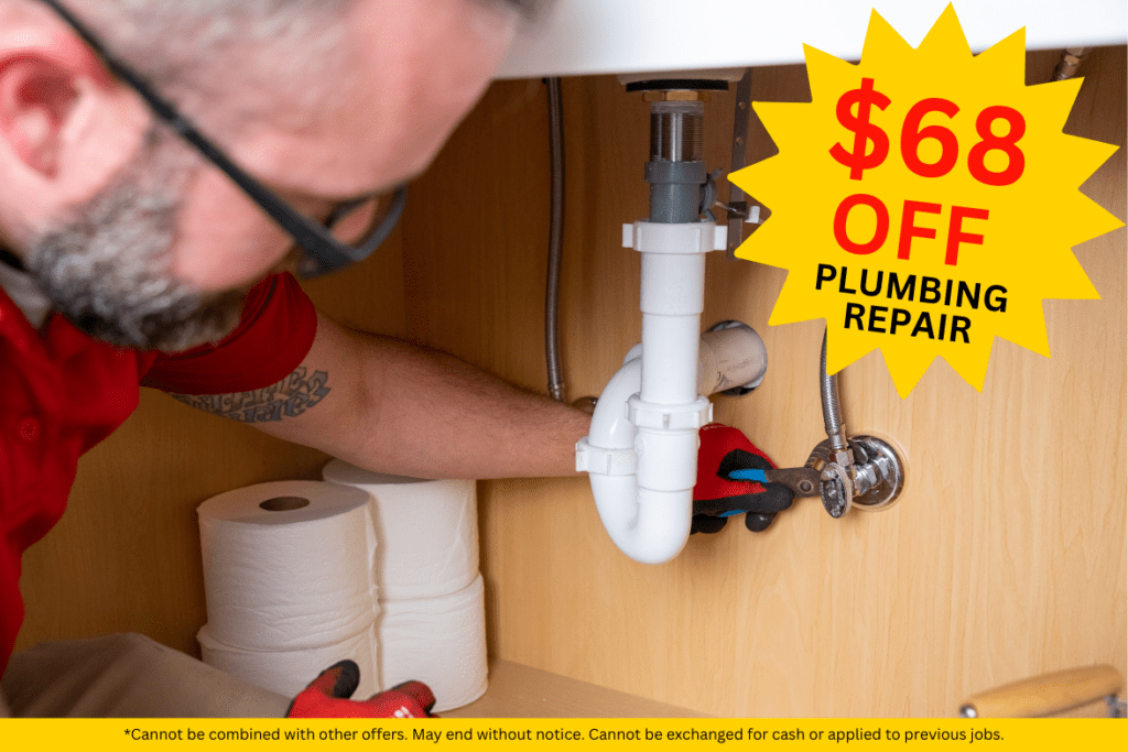 $68 off Plumbing Repair